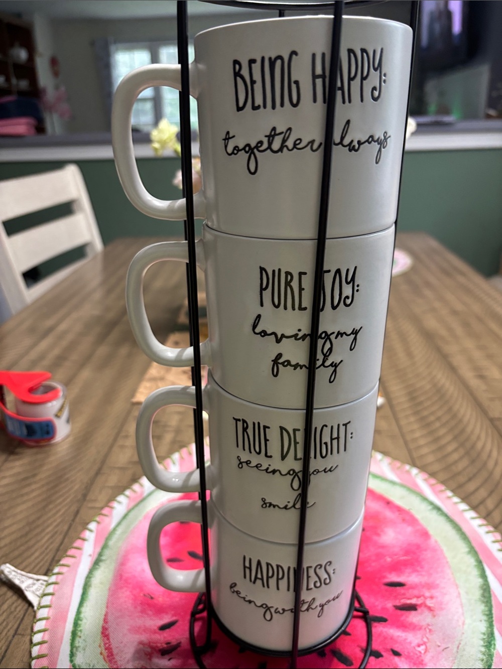 Coffee cups set of 4